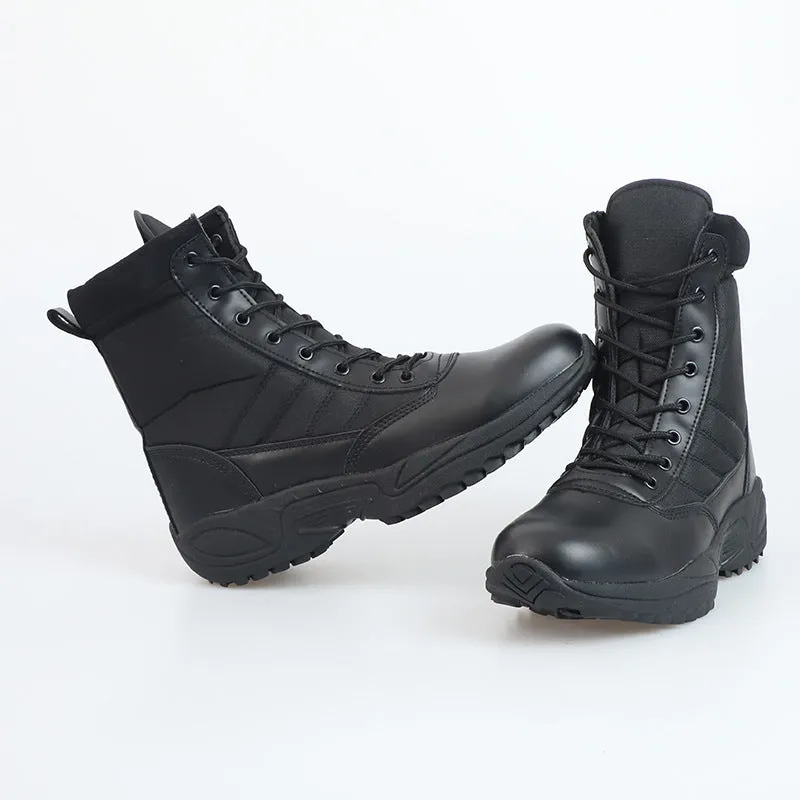 Men's anti-skid tactical boots outdoors breathable hiking boots High cut desert boots