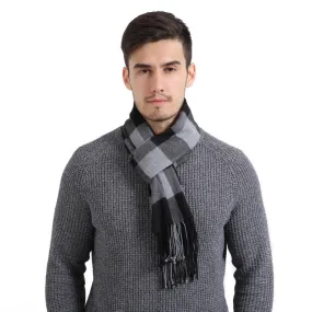 Men's Autumn/Winter Warm Plaid Scarf