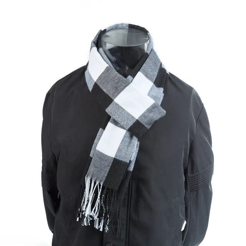 Men's Autumn/Winter Warm Plaid Scarf