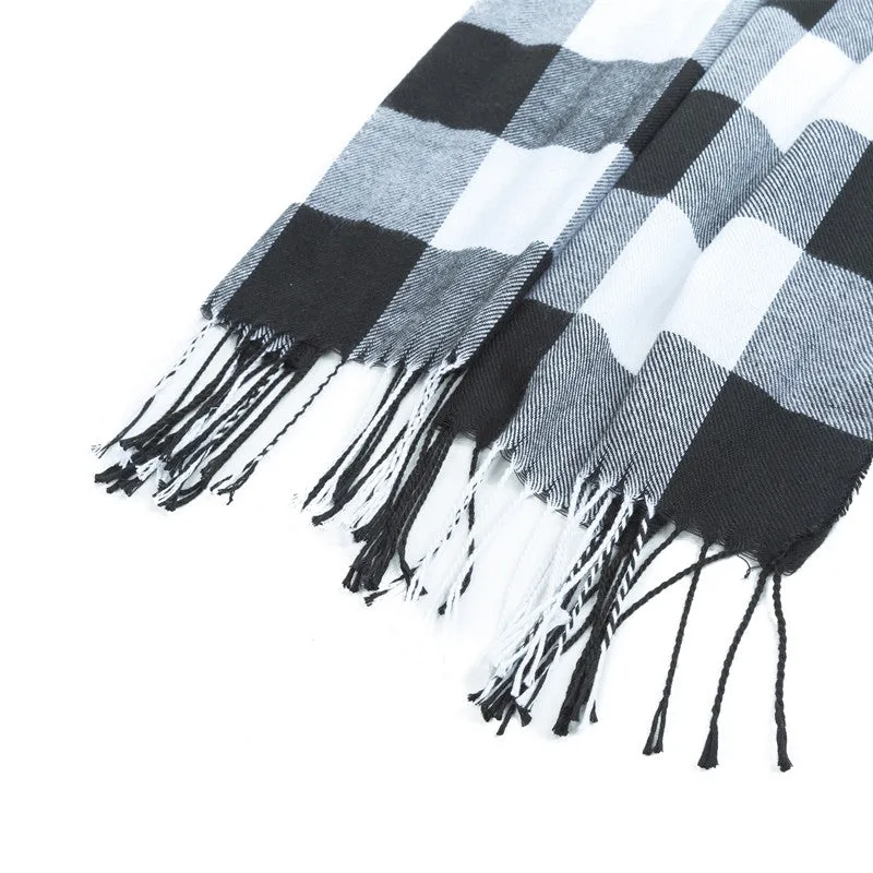 Men's Autumn/Winter Warm Plaid Scarf