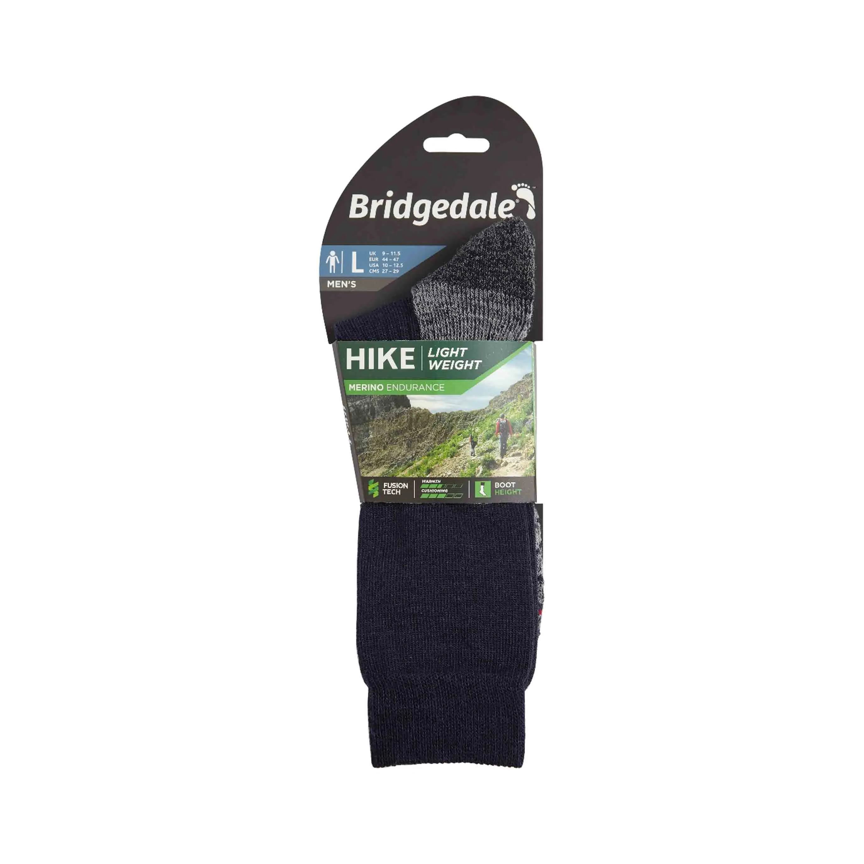Mens Hike Light Weight Performance Socks