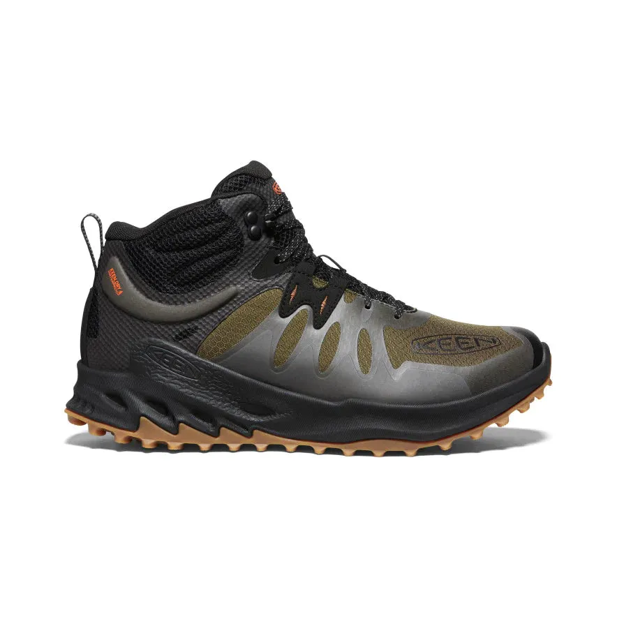 MENS KEEN ZIONIC WATERPROOF HIKING BOOT - DARK OLIVE