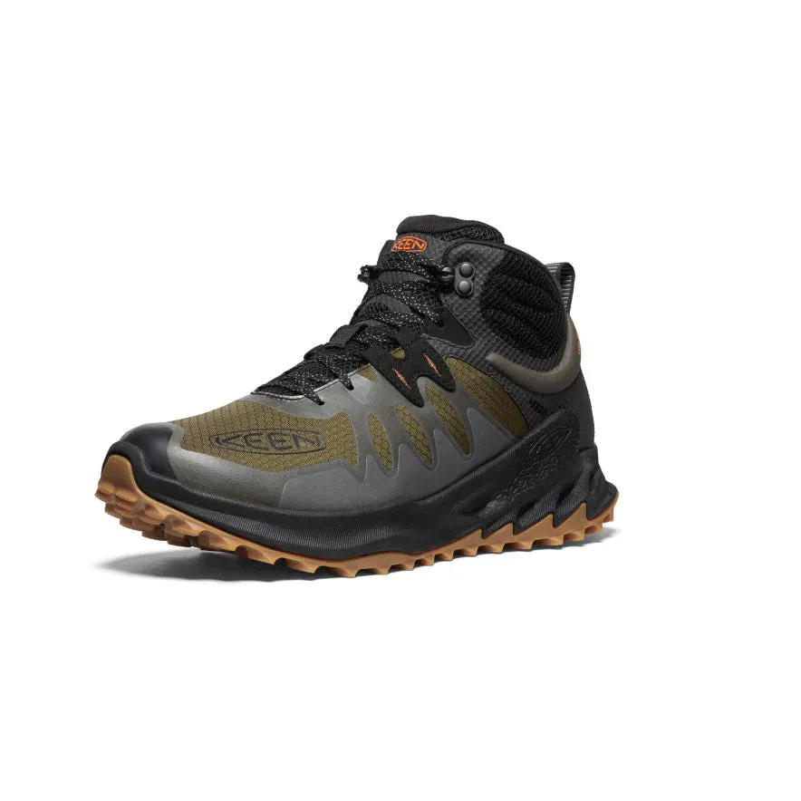 MENS KEEN ZIONIC WATERPROOF HIKING BOOT - DARK OLIVE