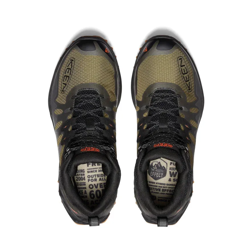 MENS KEEN ZIONIC WATERPROOF HIKING BOOT - DARK OLIVE