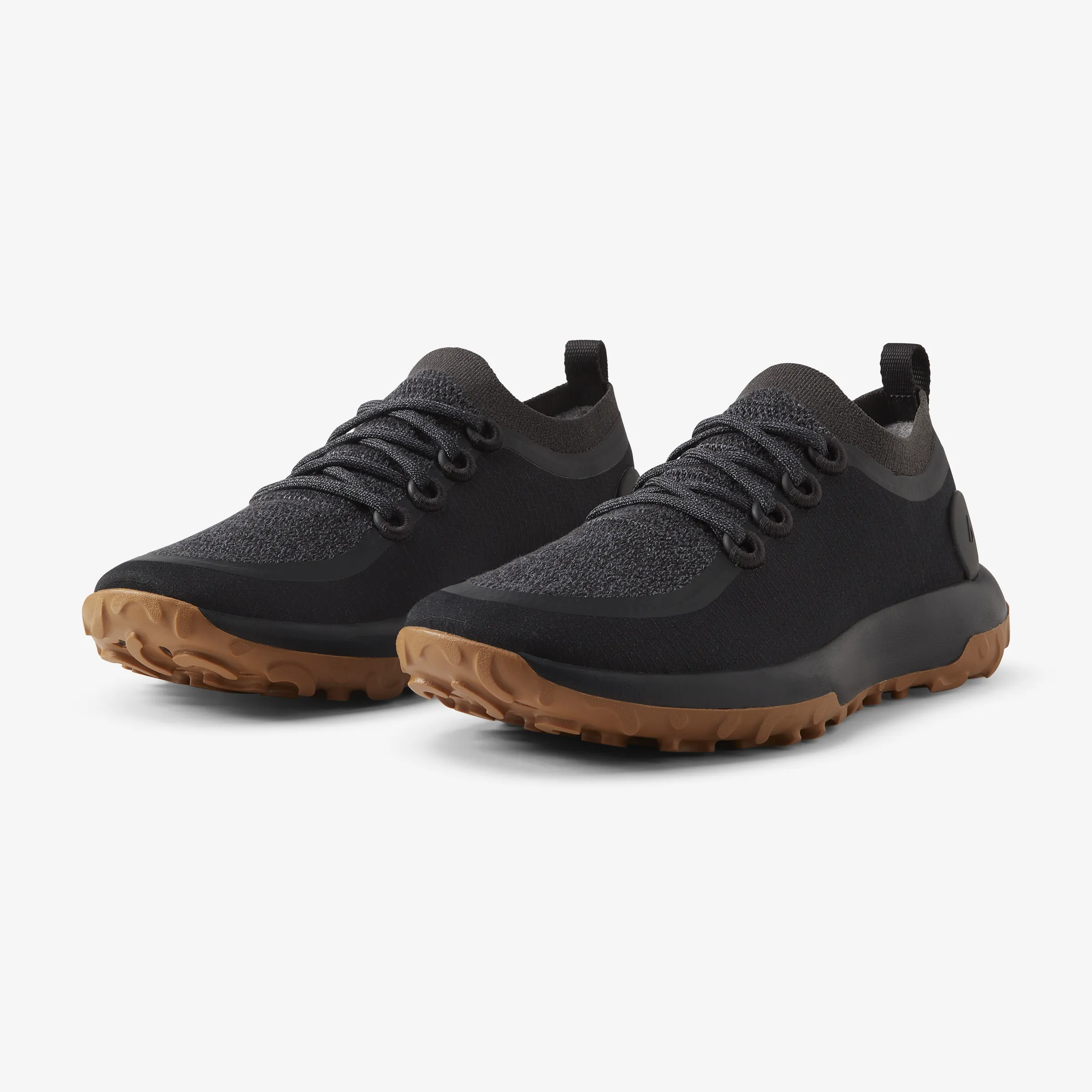 Men's Trail Runners - Natural Black (Rugged Khaki Sole)
