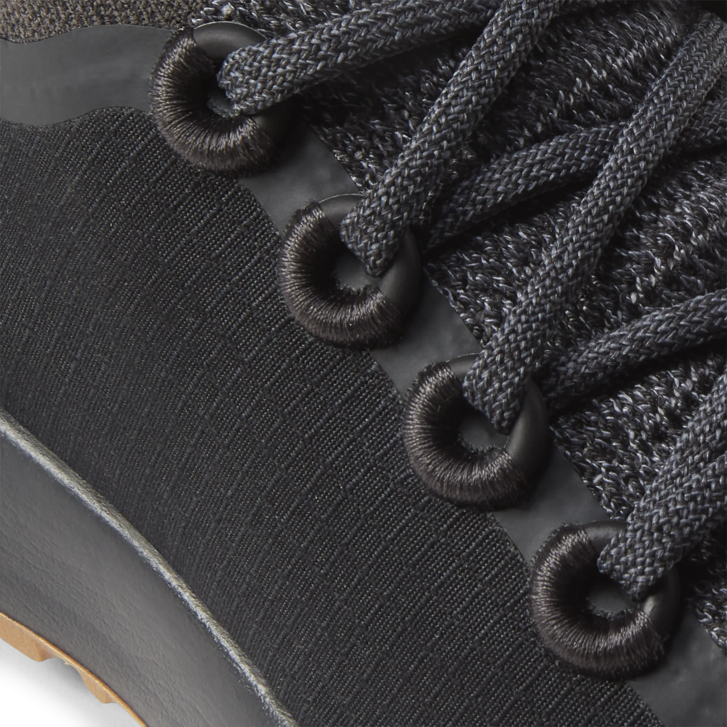 Men's Trail Runners - Natural Black (Rugged Khaki Sole)