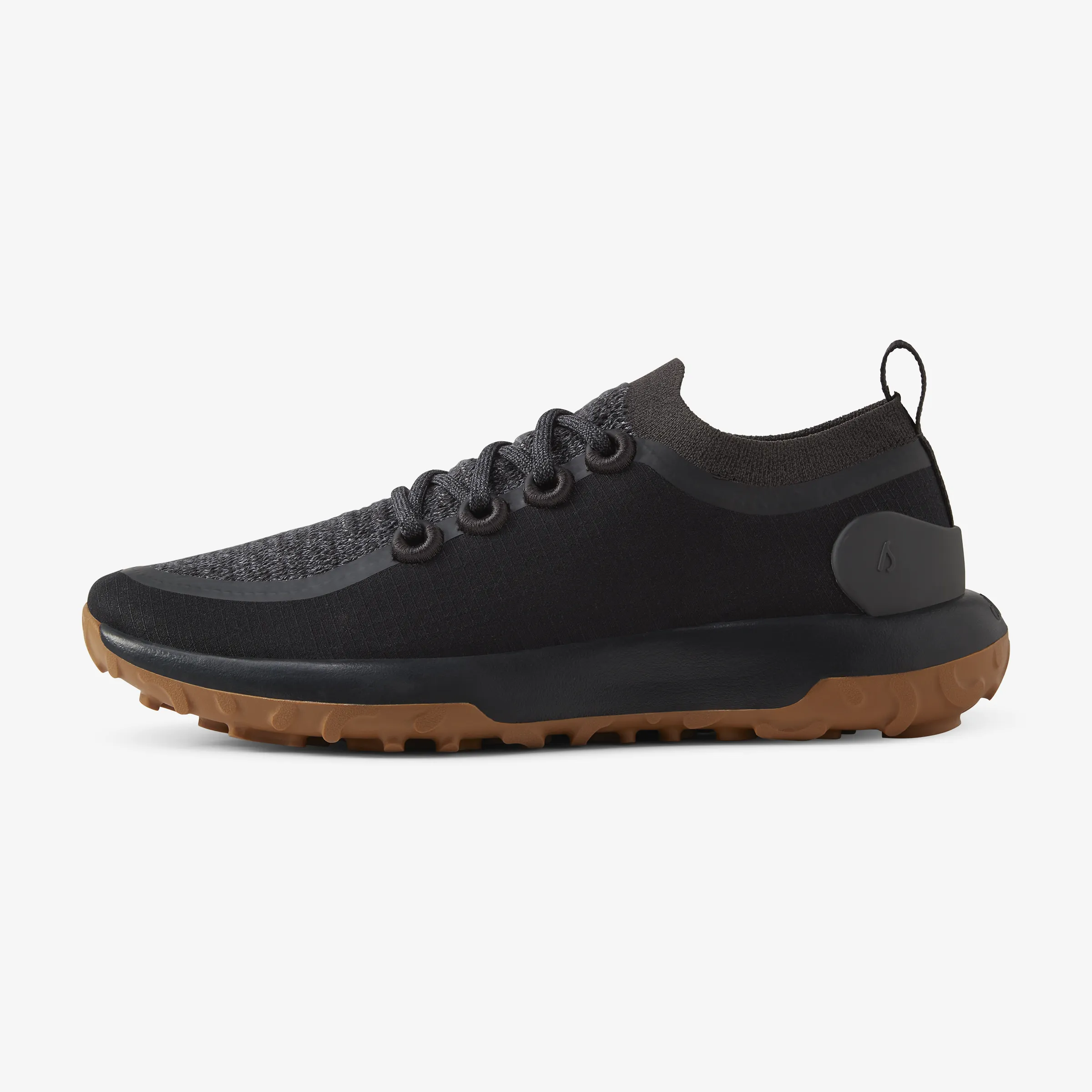 Men's Trail Runners - Natural Black (Rugged Khaki Sole)