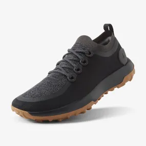 Men's Trail Runners - Natural Black (Rugged Khaki Sole)
