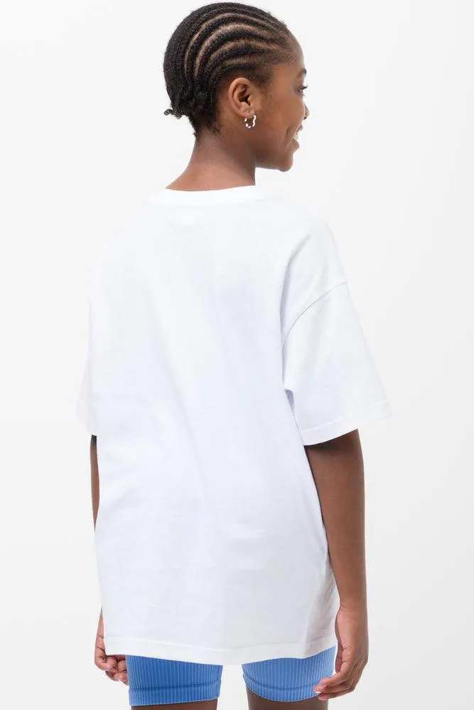 Minnie Mouse Oversized Short Sleeve T-Shirt White