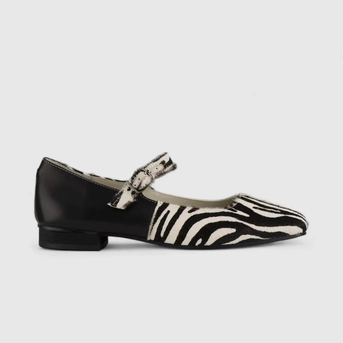 Morbido Comfort Zebra Print Leather Pump NSH231-15