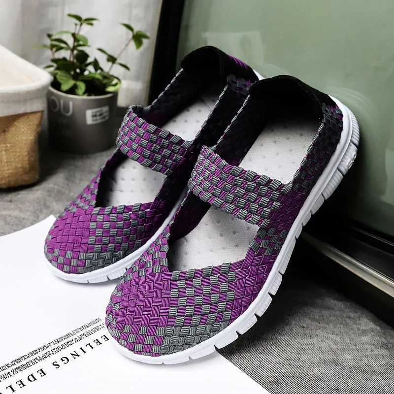 Nanccy Breathable Lightweight Women Flat Shoes