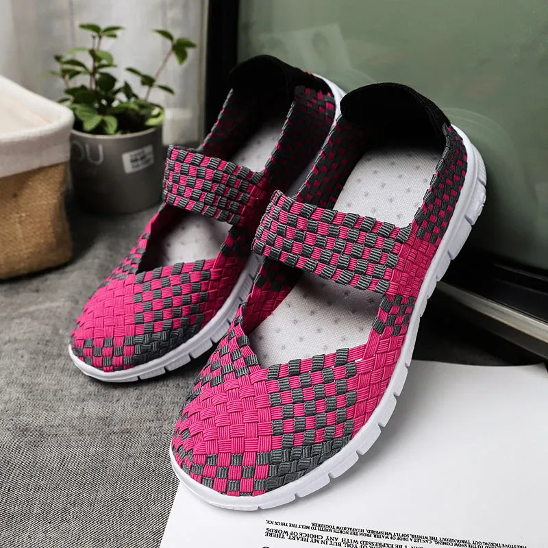 Nanccy Breathable Lightweight Women Flat Shoes