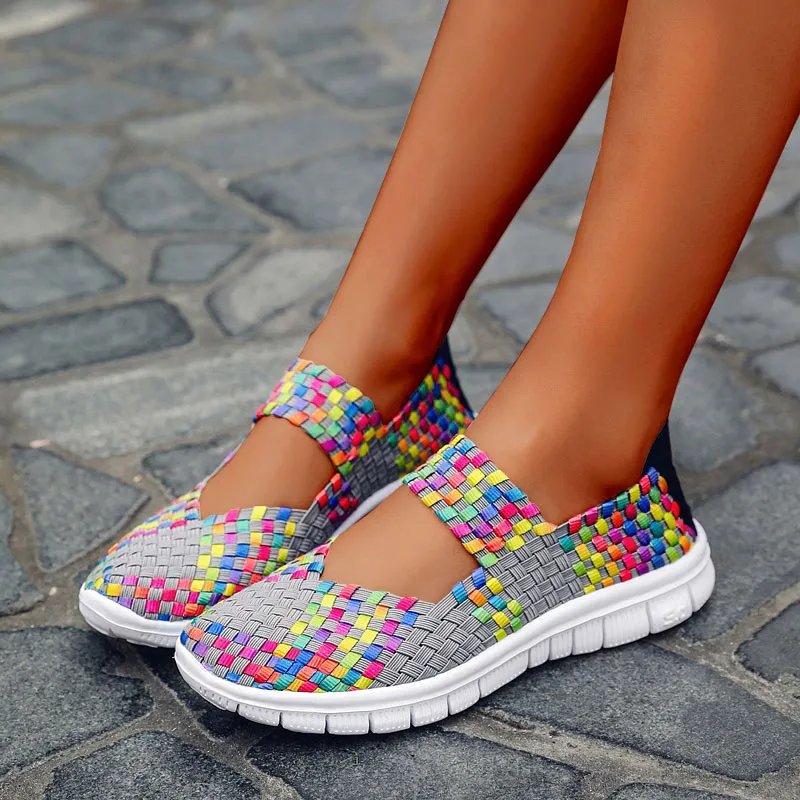 Nanccy Breathable Lightweight Women Flat Shoes