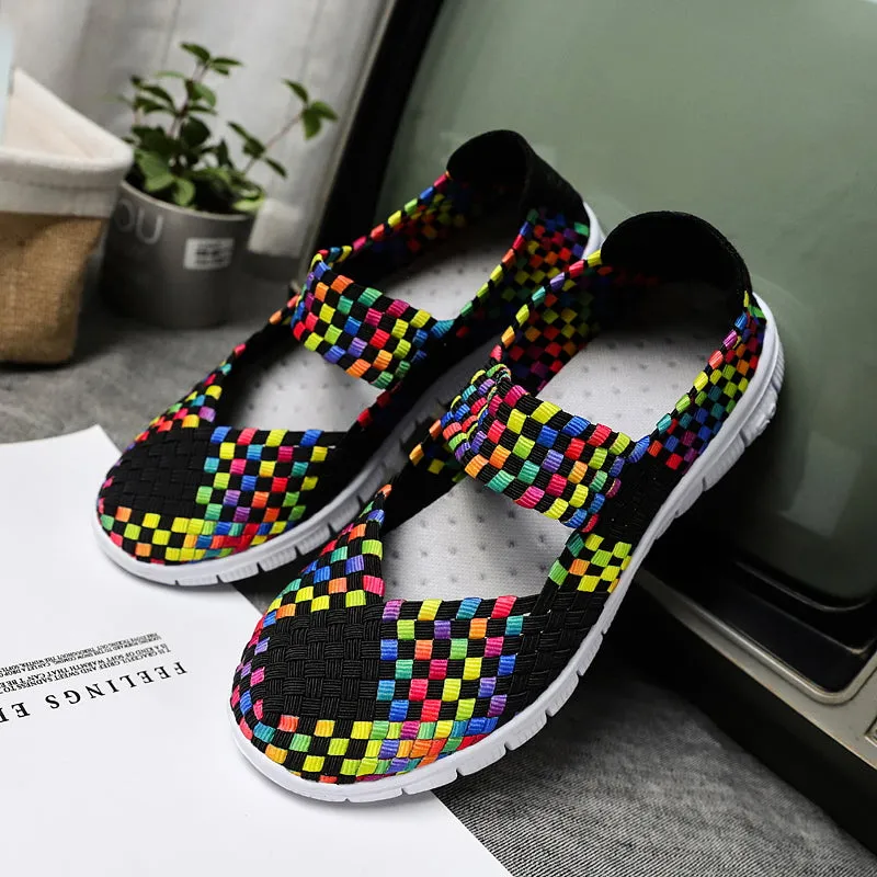 Nanccy Breathable Lightweight Women Flat Shoes