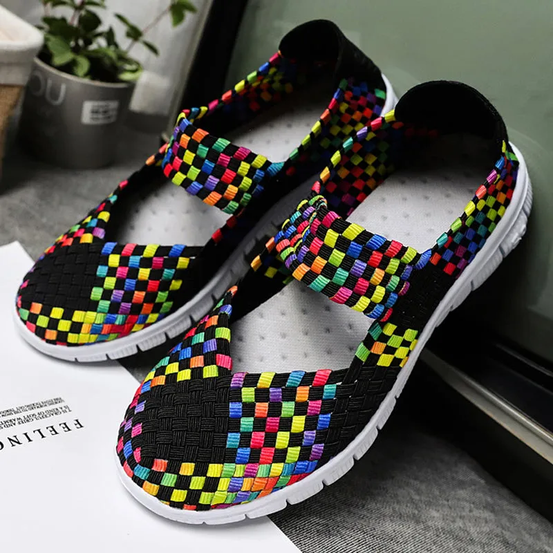Nanccy Breathable Lightweight Women Flat Shoes