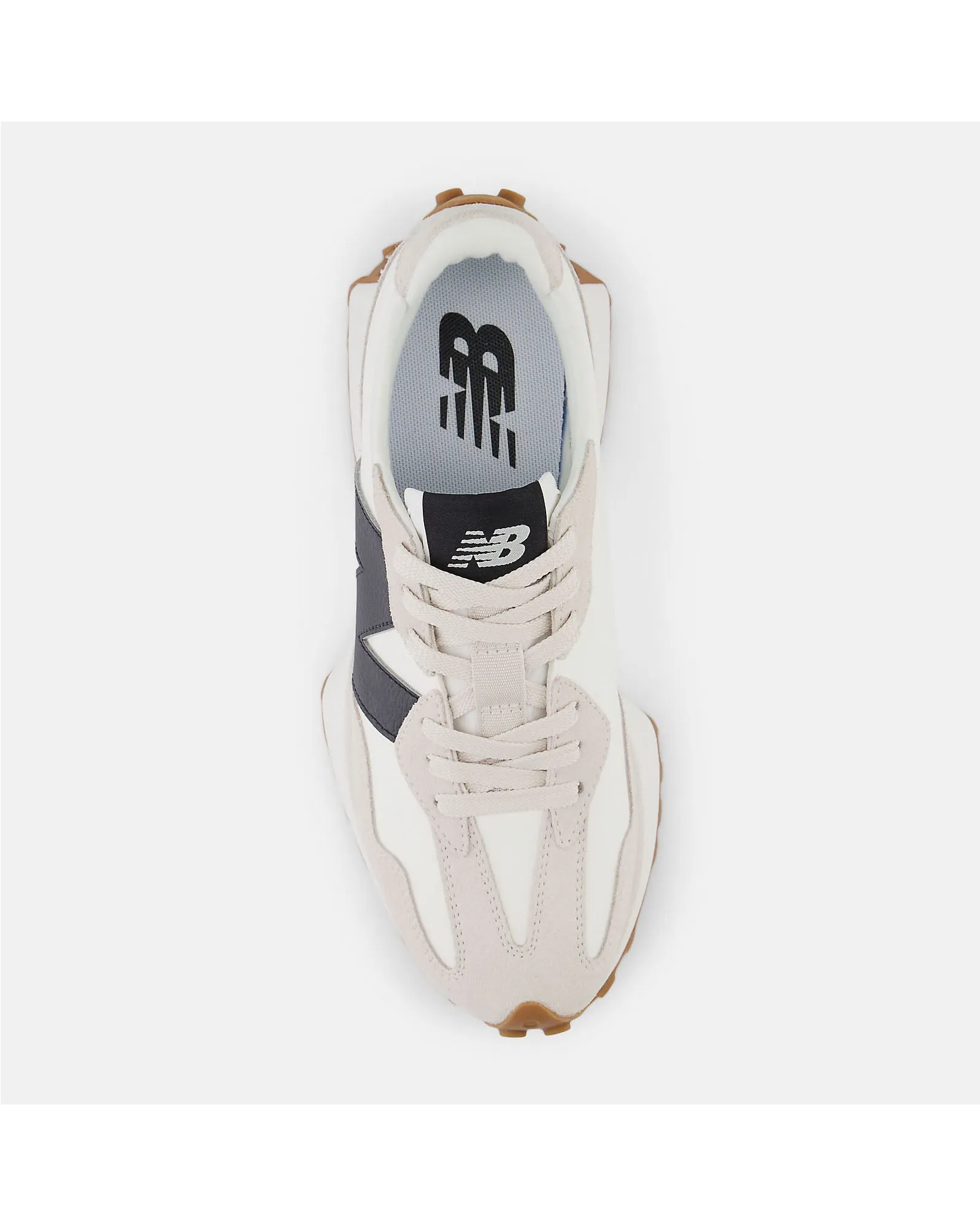 New Balance 327 Sneaker - Moonbeam with Black