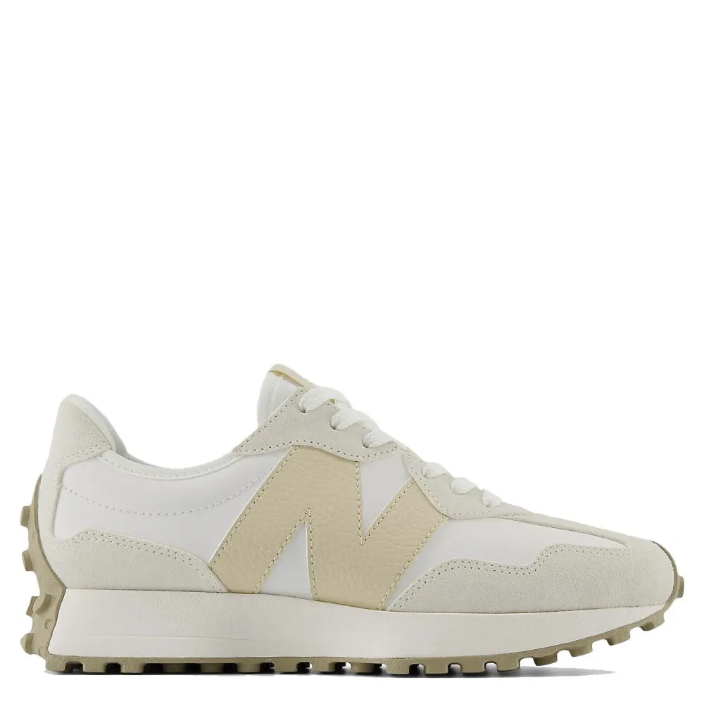 New Balance Women's 327 in Sea Salt with Sandstone