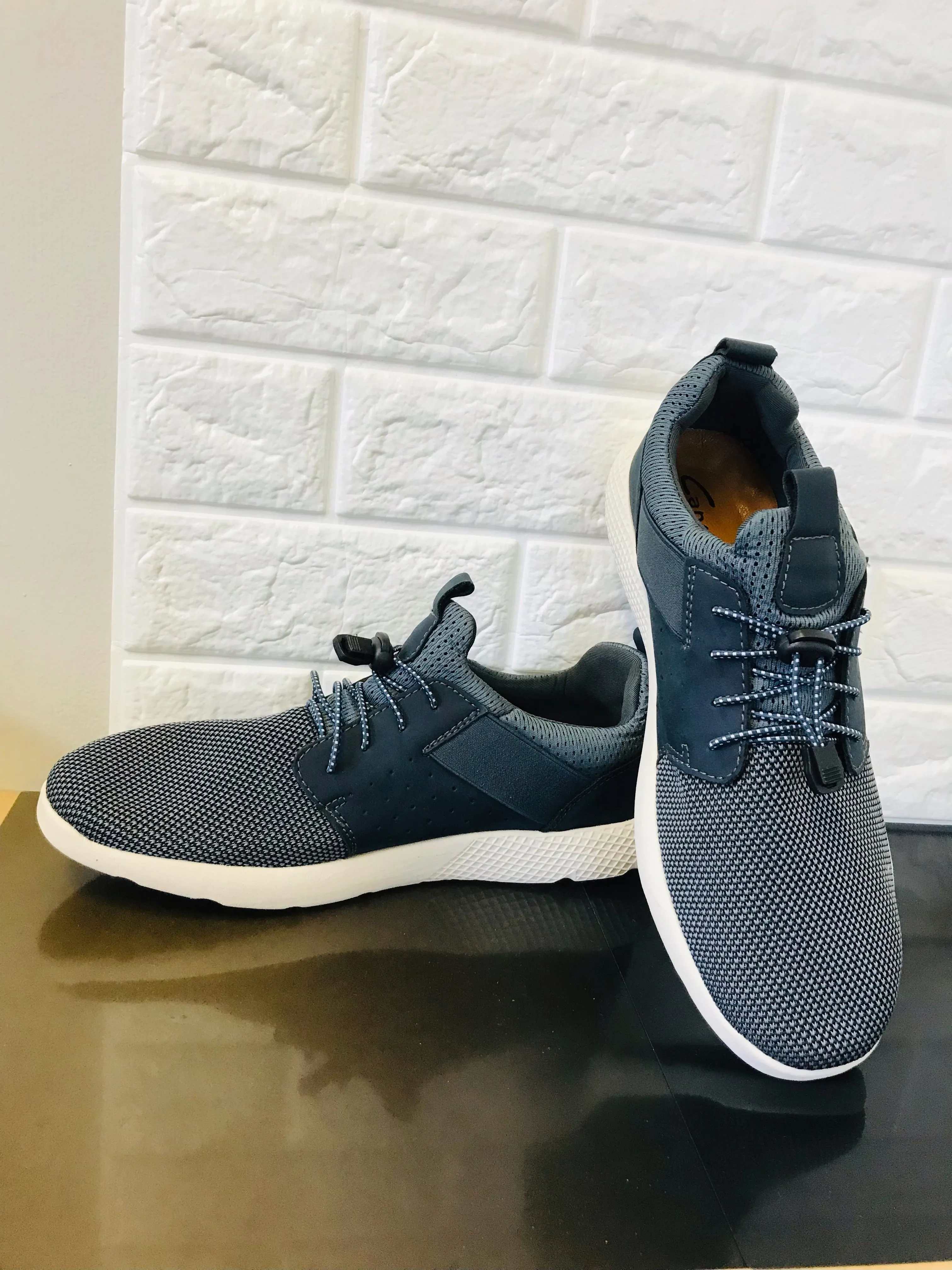 New Men's Cang Bao Lightweight Breathable Walking Sneakers in Blue, Sz 9