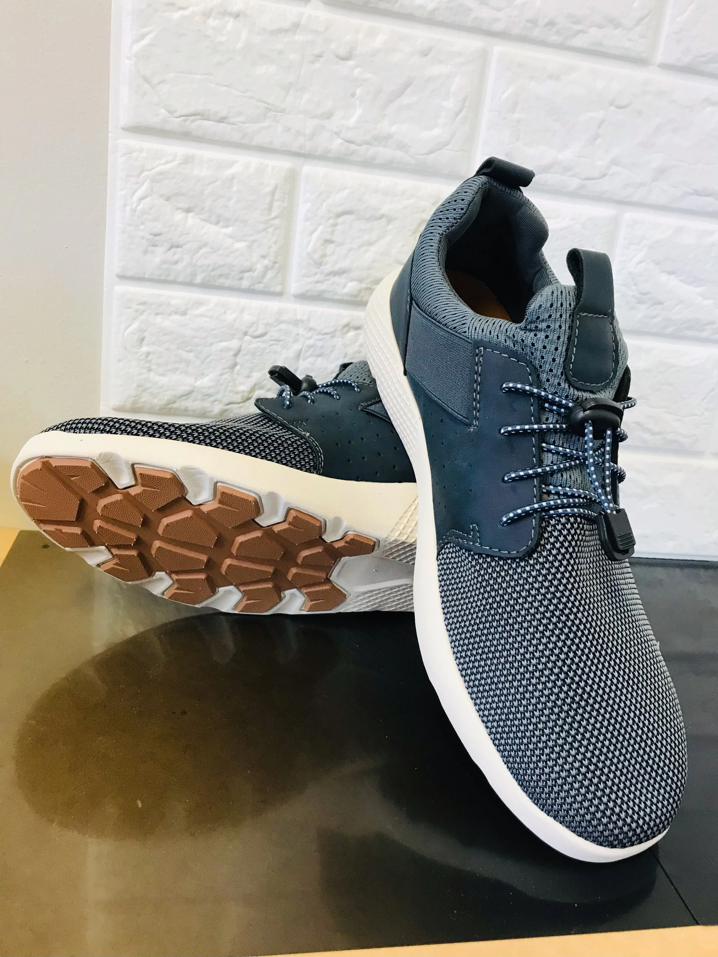 New Men's Cang Bao Lightweight Breathable Walking Sneakers in Blue, Sz 9