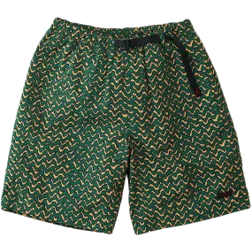 Nylon Packable G-Short - Zig-Zag Orange