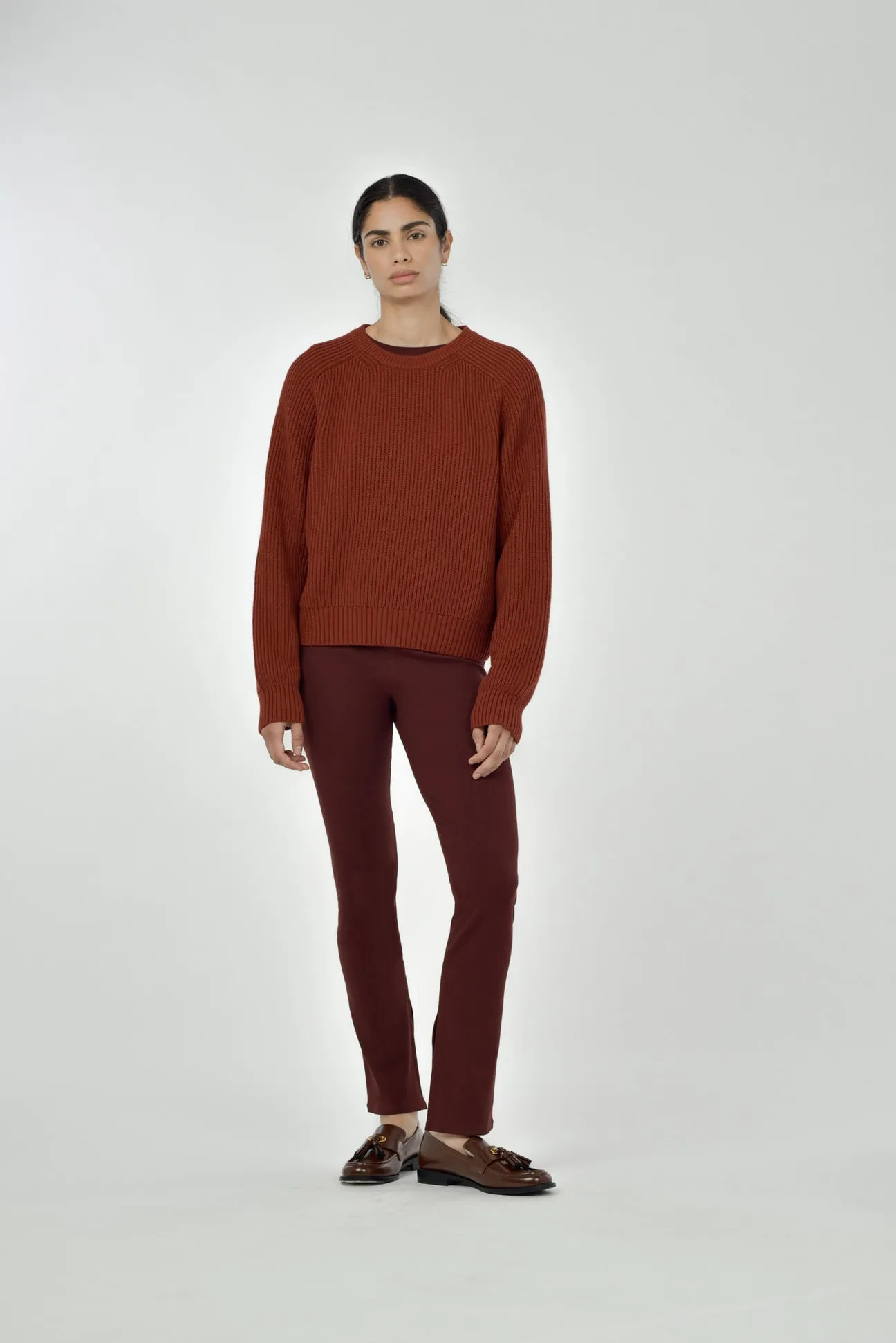 Paper Label Avery Crew Neck Cotton Sweater