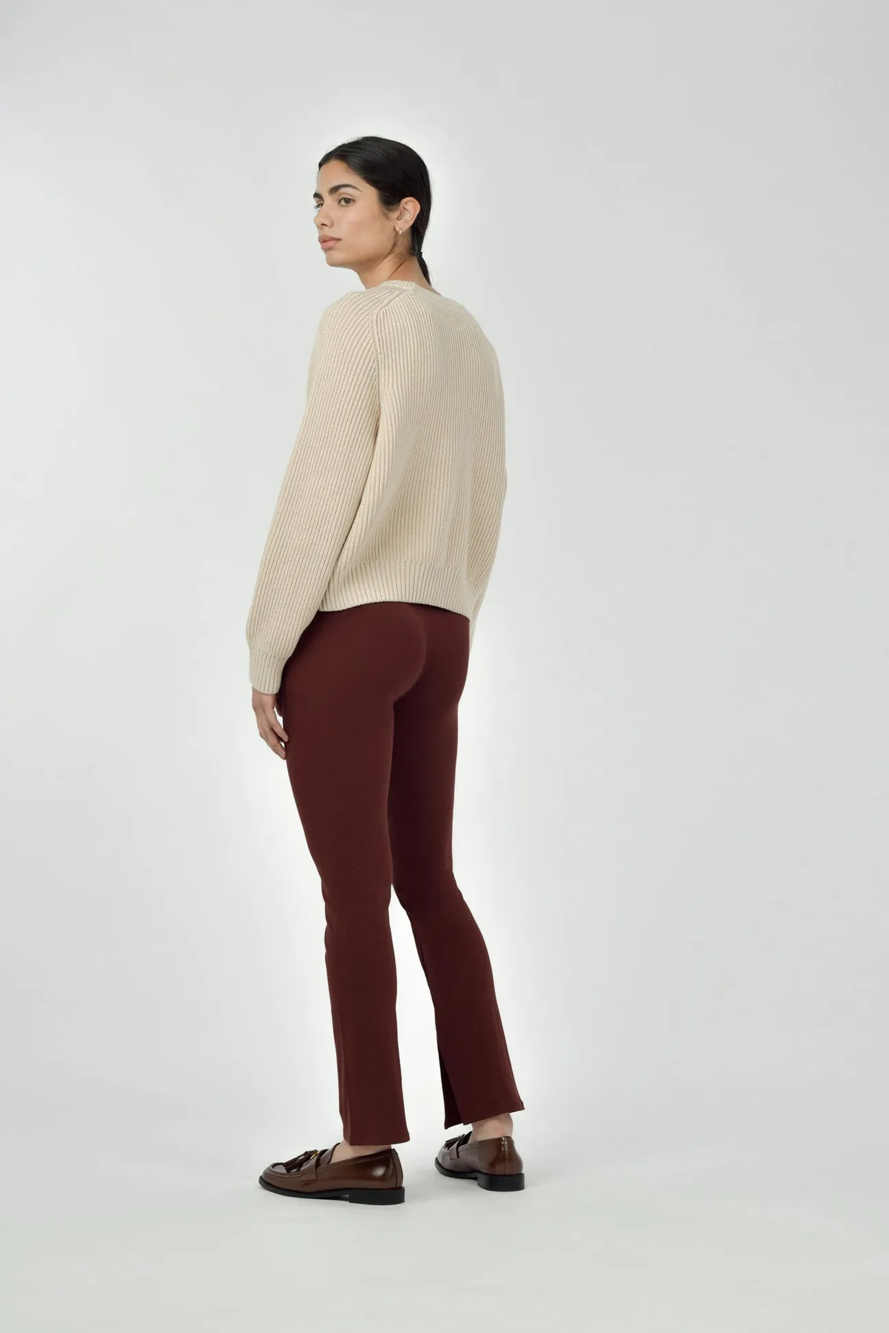 Paper Label Avery Crew Neck Cotton Sweater