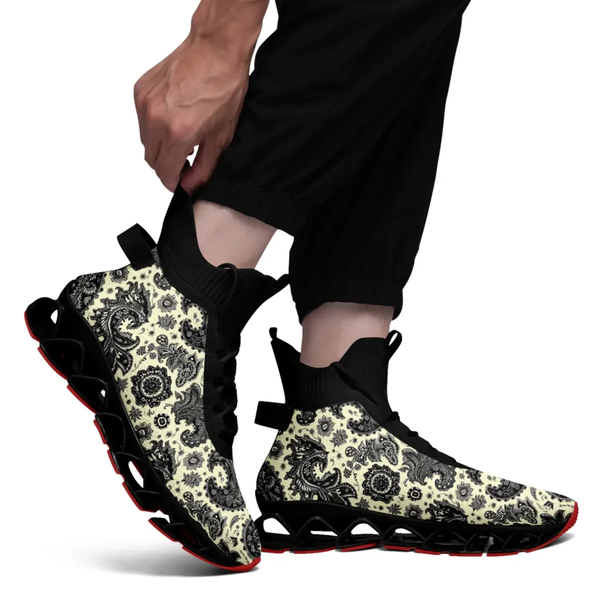 Personalized Gothic Skull Sneakers, Custom Dark Fashion Shoes, Unisex Walking Shoes