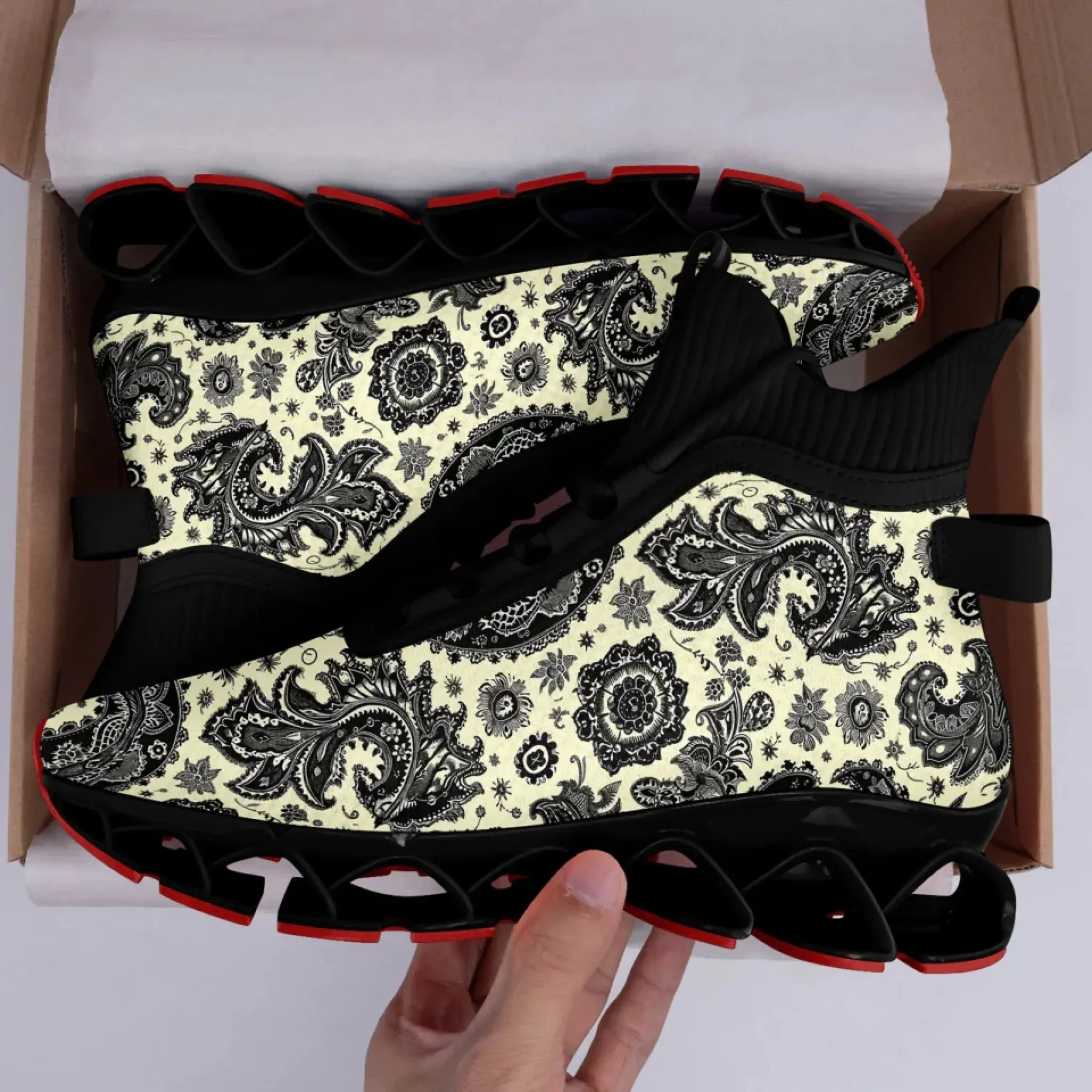 Personalized Gothic Skull Sneakers, Custom Dark Fashion Shoes, Unisex Walking Shoes