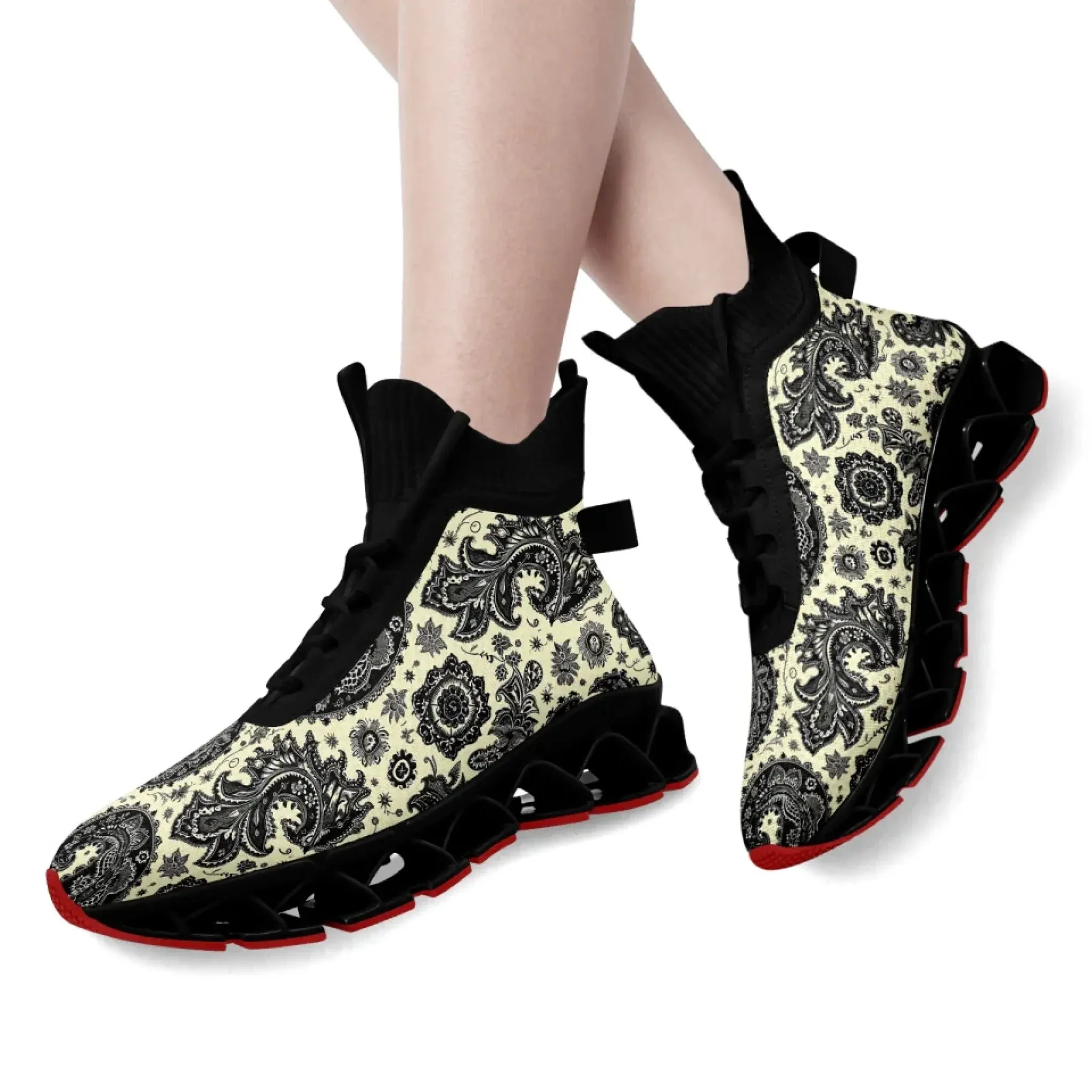 Personalized Gothic Skull Sneakers, Custom Dark Fashion Shoes, Unisex Walking Shoes