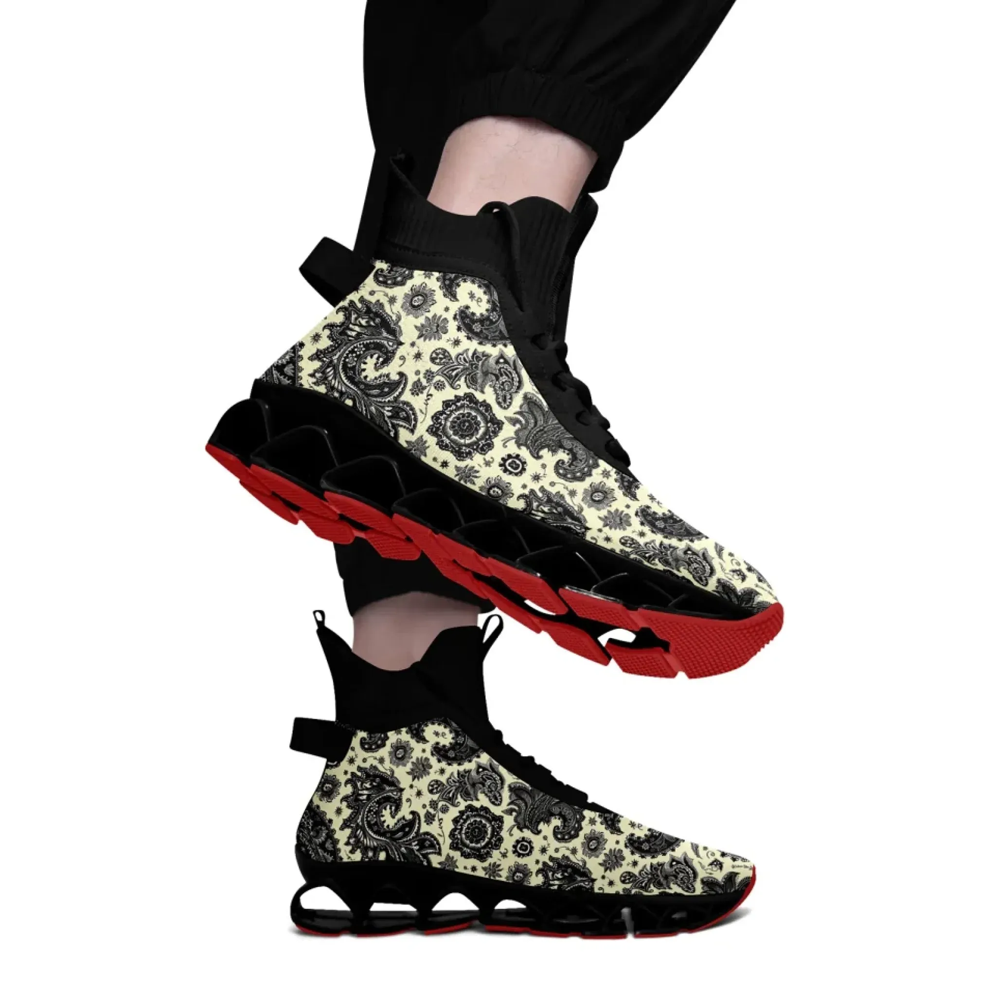 Personalized Gothic Skull Sneakers, Custom Dark Fashion Shoes, Unisex Walking Shoes