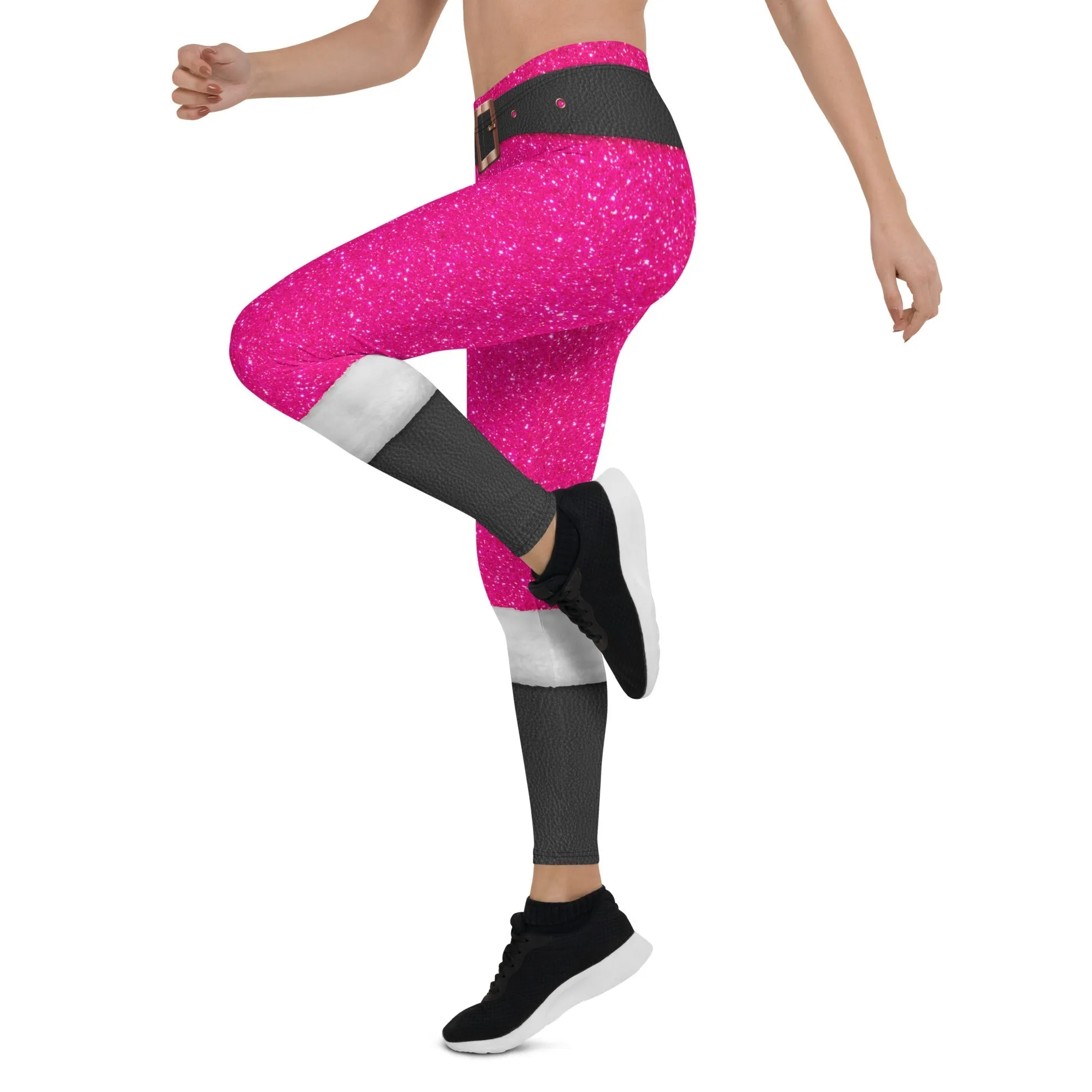 Pink Santa's Outfit Leggings