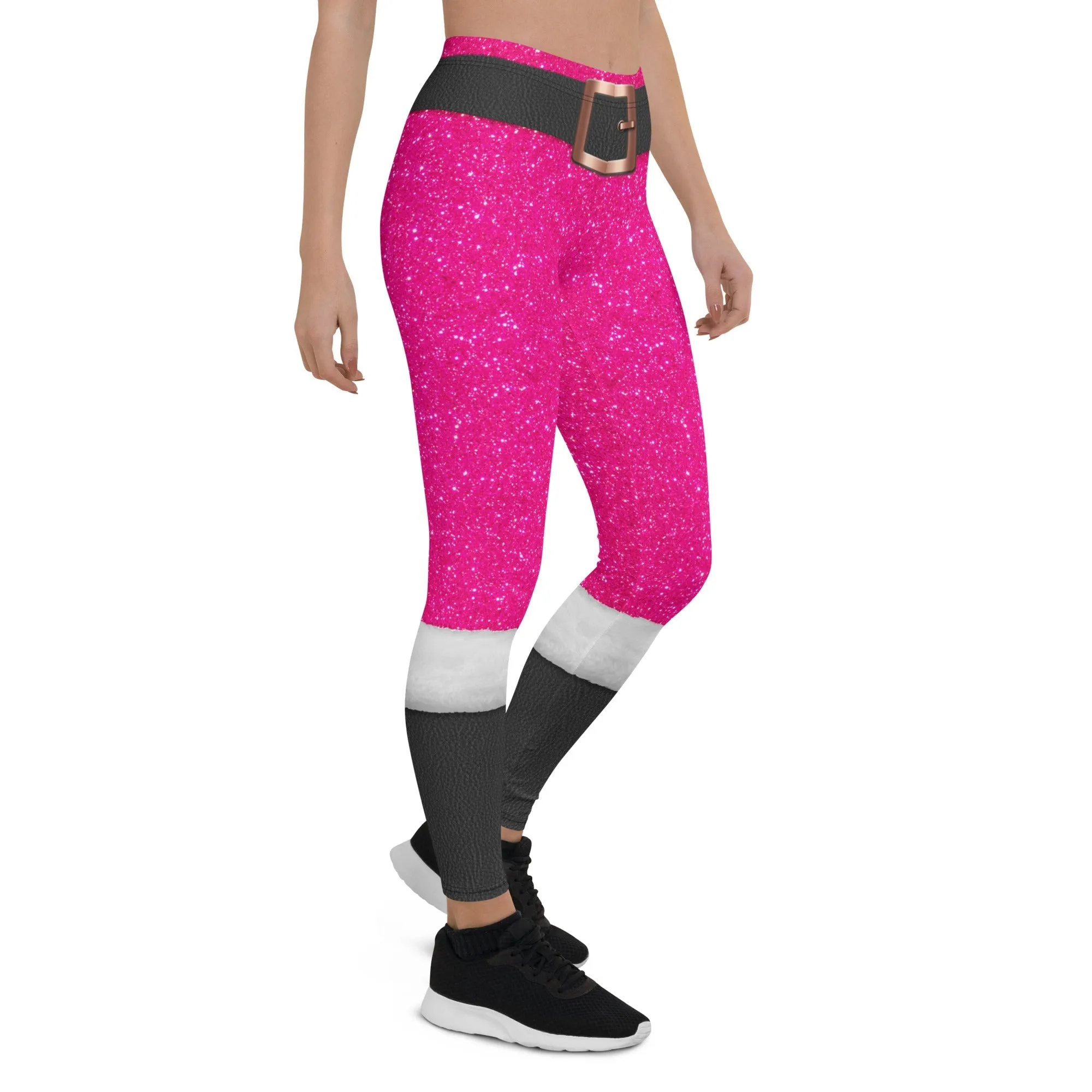 Pink Santa's Outfit Leggings