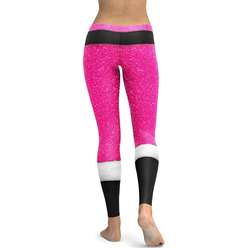 Pink Santa's Outfit Leggings