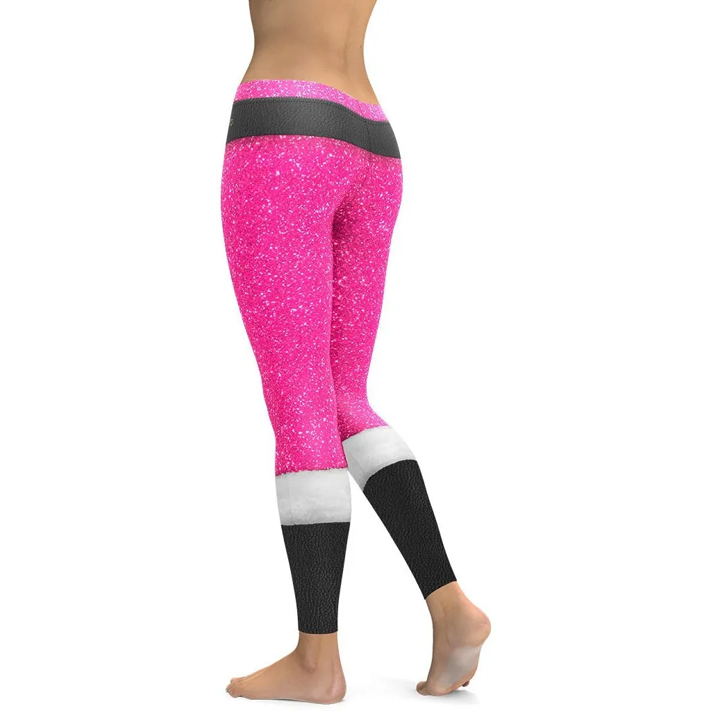 Pink Santa's Outfit Leggings