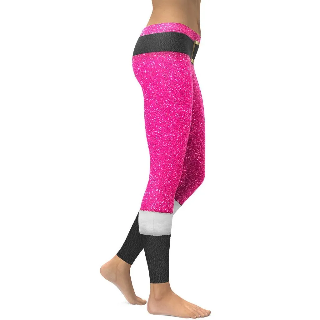 Pink Santa's Outfit Leggings