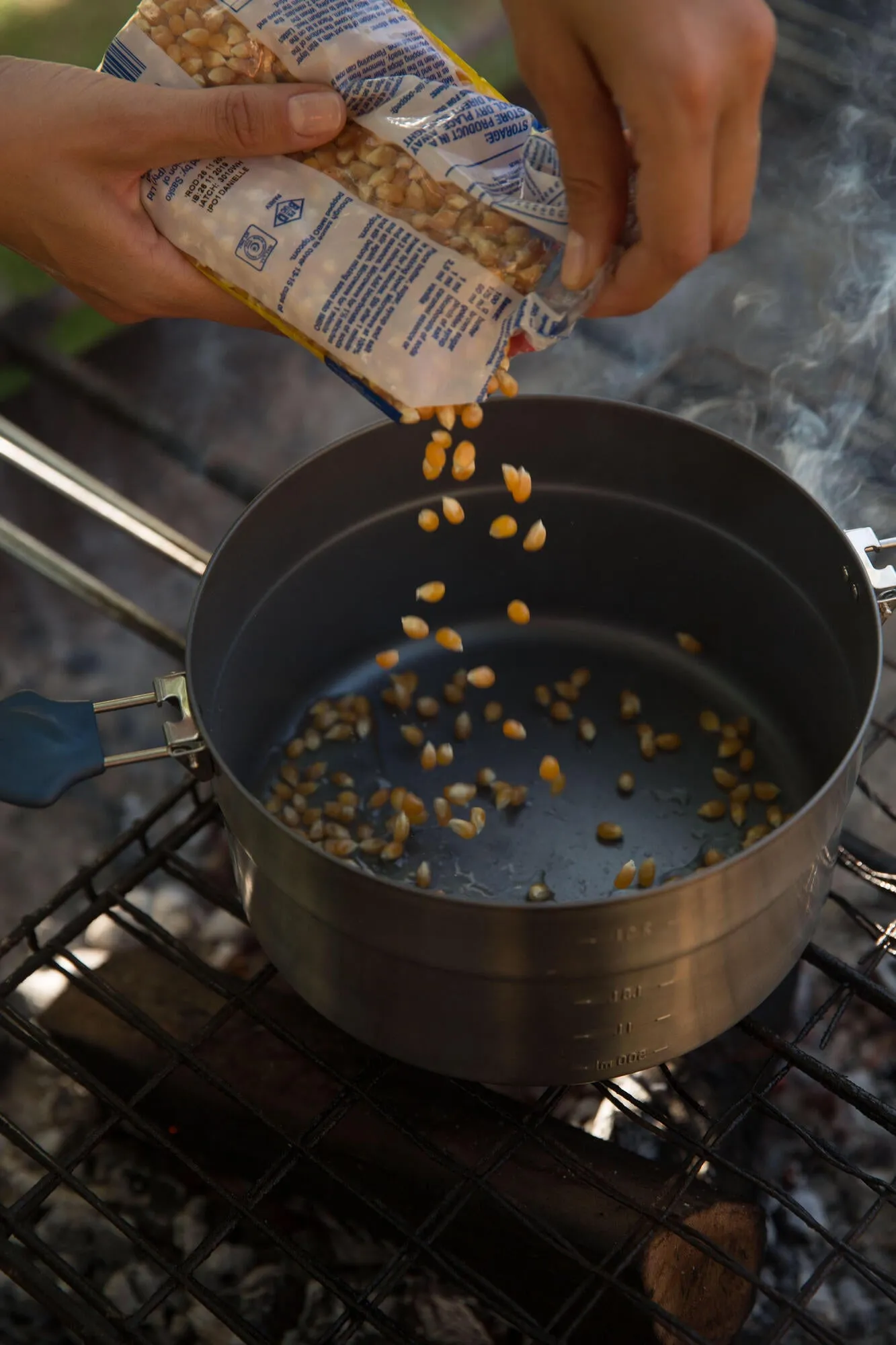 Quechua 500 Stainless Steel Non-Stick Camping Cookset  15-Piece for 2 People