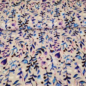 "La Moda" 100% Viscose Digital Print - Flora
