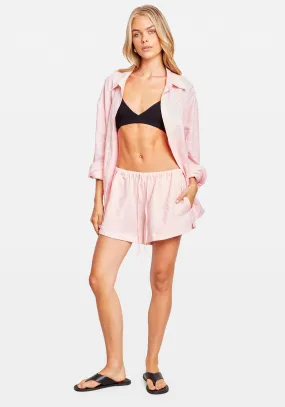 RESORT SHORT PALE PINK