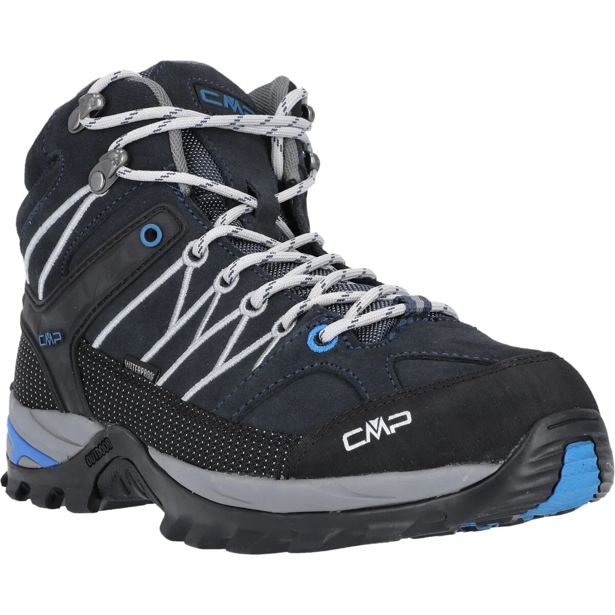 Rigel Mid M WP Adult Boot - B.Blue-Cemento