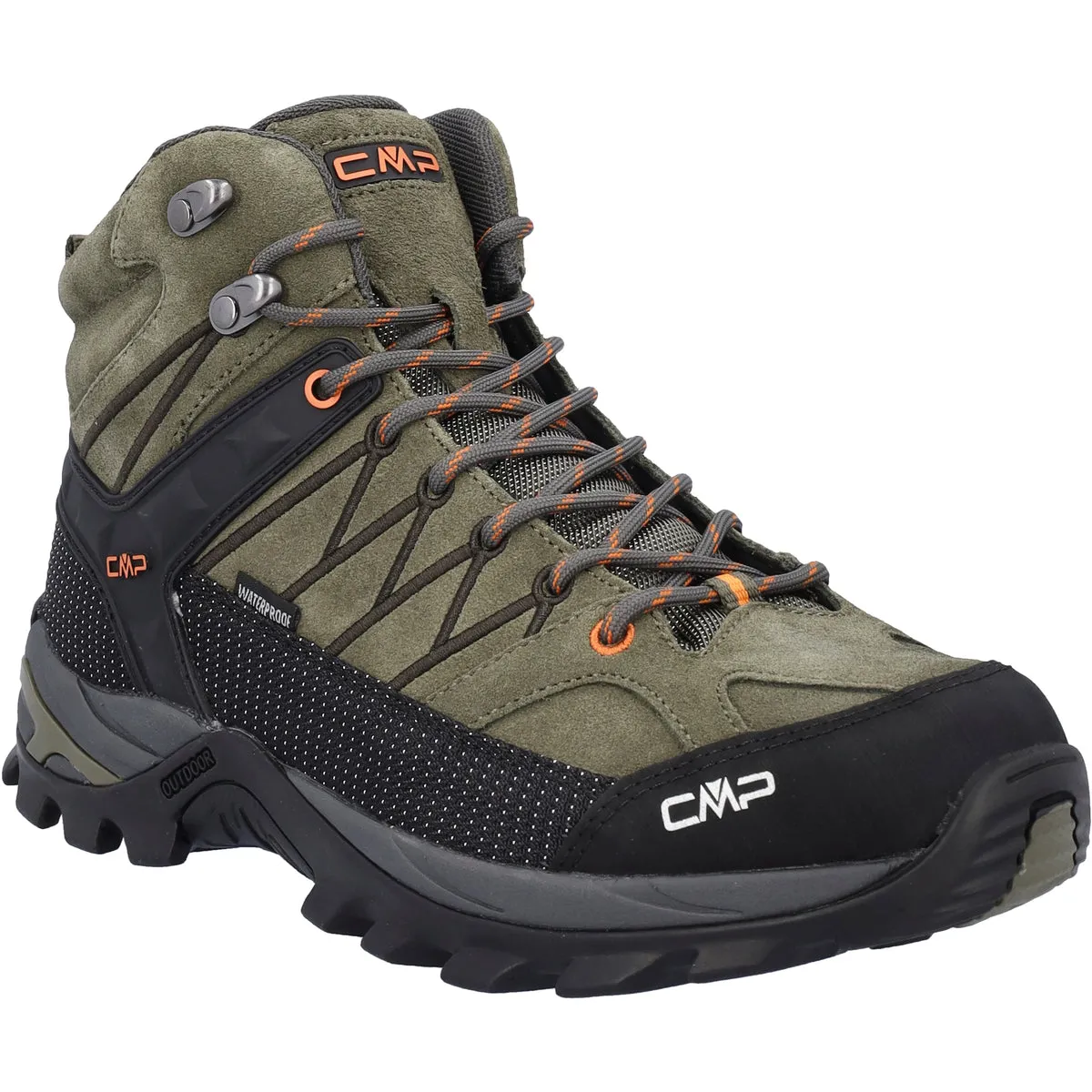 Rigel Mid M WP Adult Boot - Olive-Flame