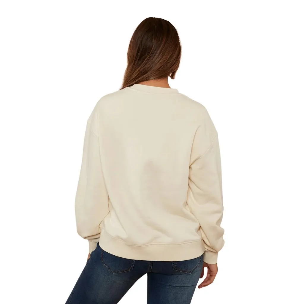 RINGERS WESTERN SECRETS WOMENS CREW OFF WHITE