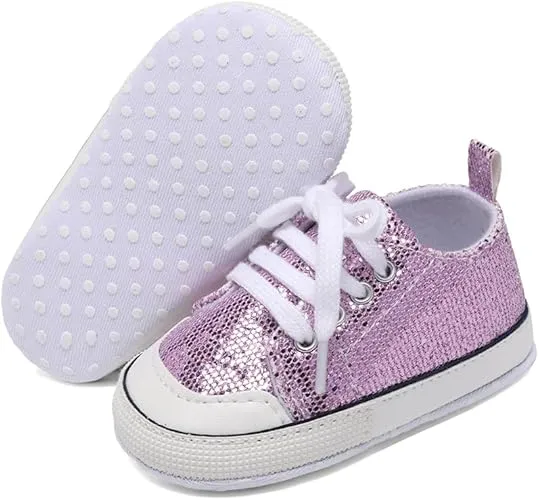 Sekantrol Unisex Baby Girls Boys Shoes Infant Soft Sole Canvas Newborn