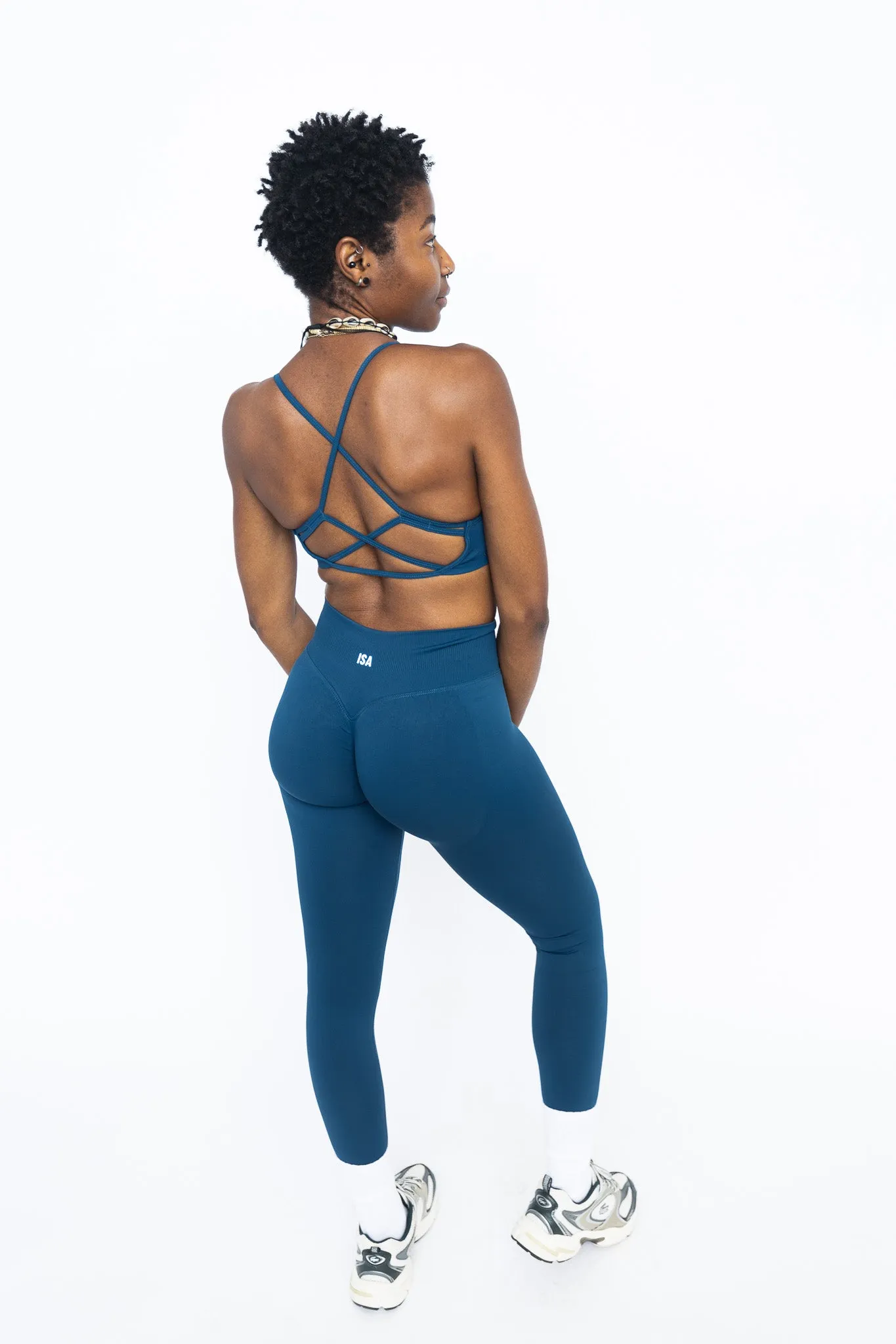 Shape Seamless Leggings-Blueberry