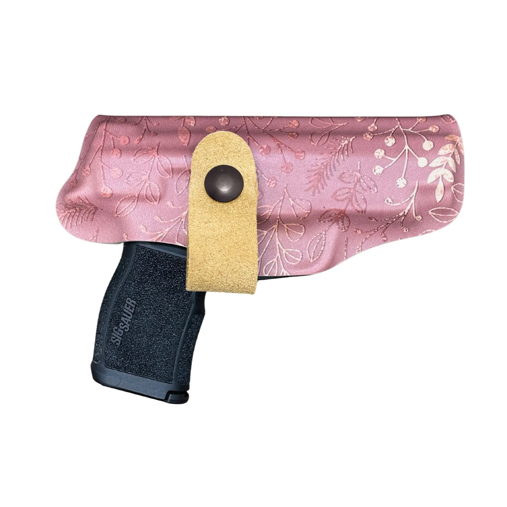 Sig ROSE P365-XL COMP with Red Dot Optic Flashbang Bra Holster