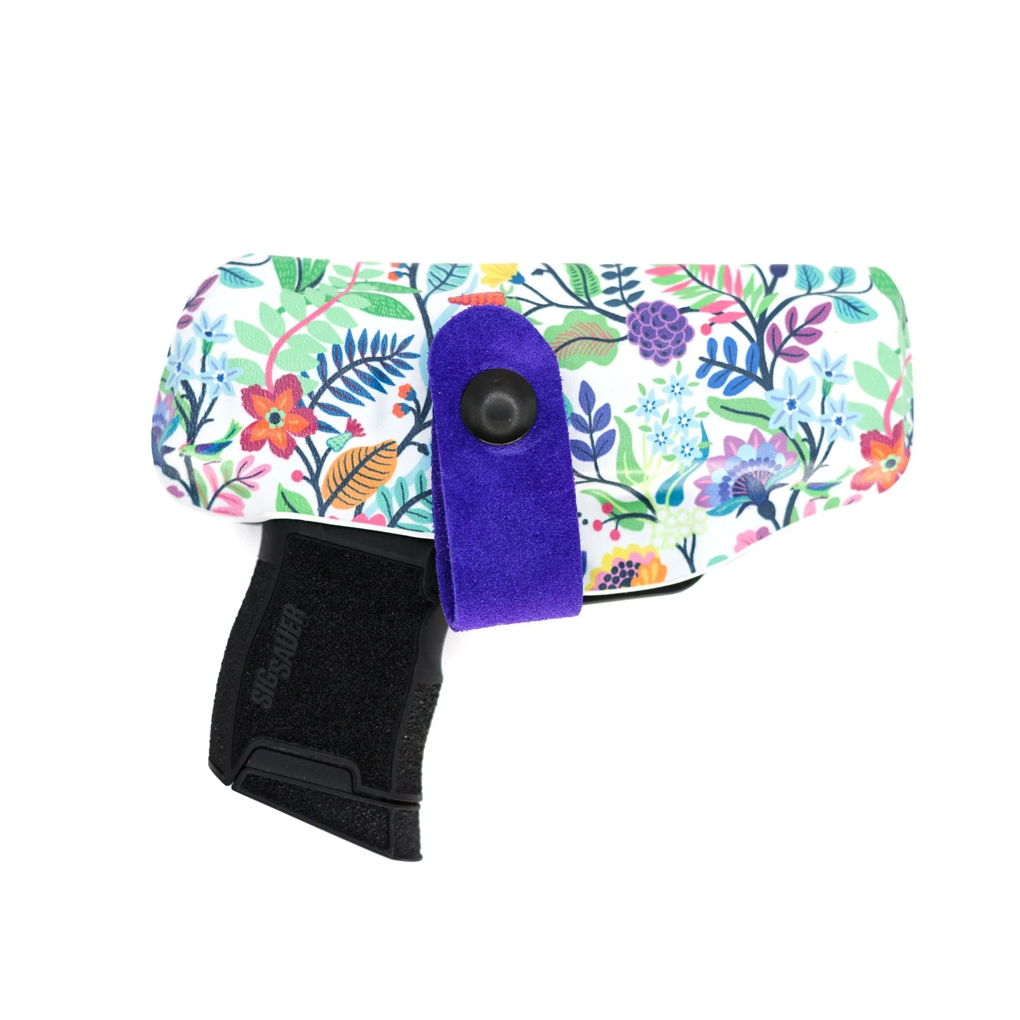 Sig ROSE P365-XL COMP with Red Dot Optic Flashbang Bra Holster
