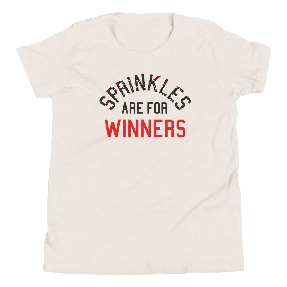 Sprinkles Are For Winners Kid's Youth Tee