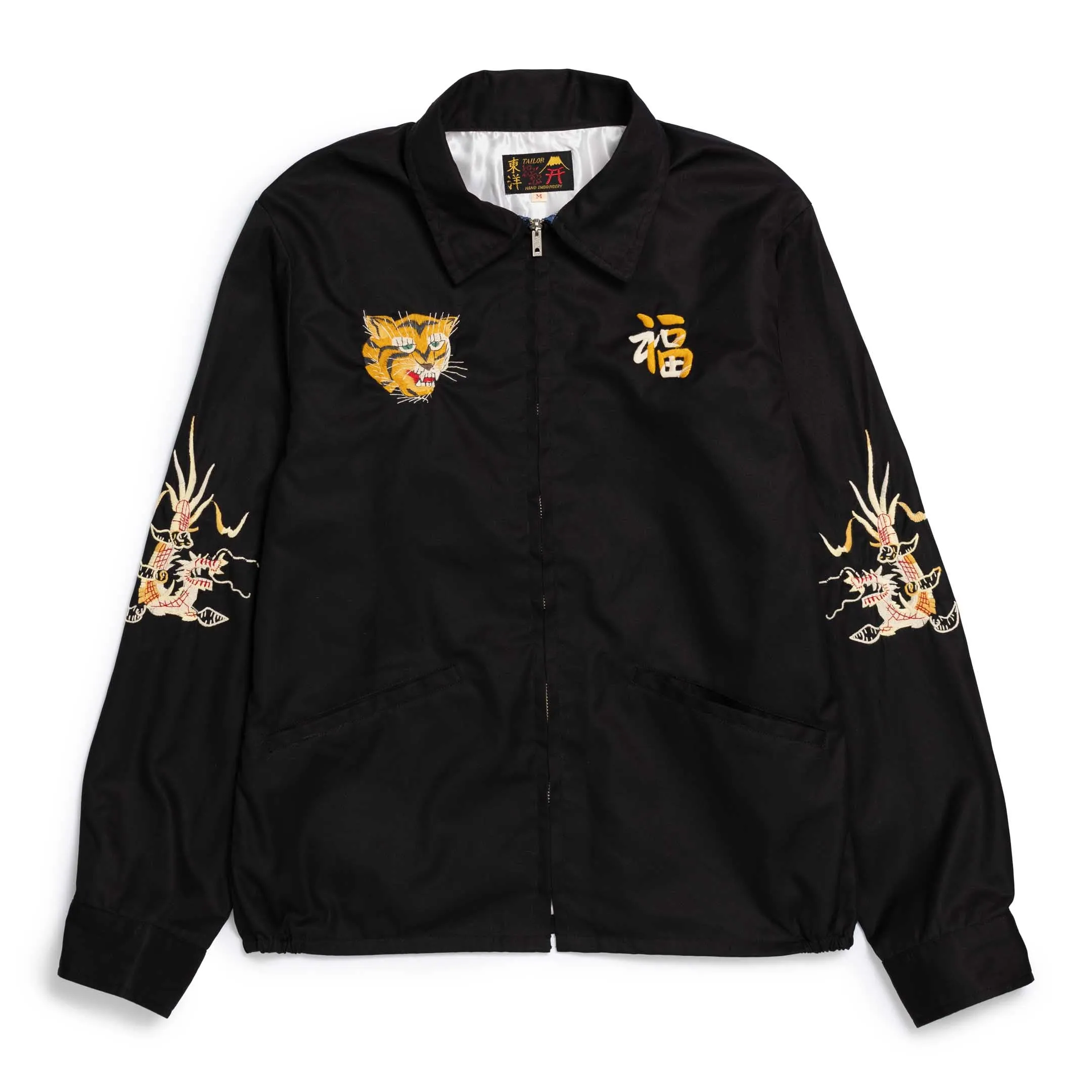 Tailor Toyo Cotton Vietnam Map Jacket Black