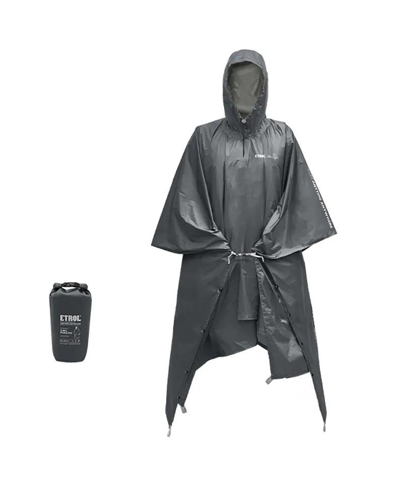 Techwear Lightweight Outdoor Rain Poncho