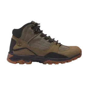 Timberland Men's Mt. Maddsen Mid Lace-Up Hiking Boot Shoes - Olive Nubuck
