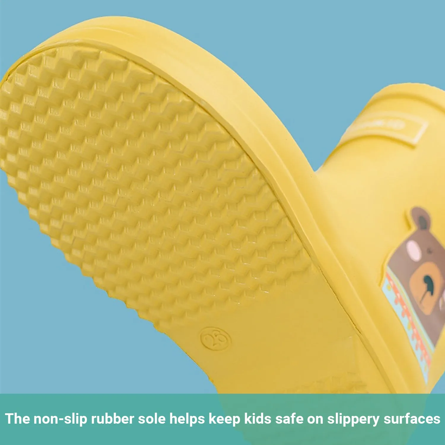 Truboo Kids Rain Boots Toddler Rubber Shoes Children Gumboots Waterproof